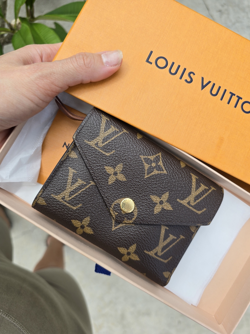 Louis Vuitton Brown Monogram Compact Wallet